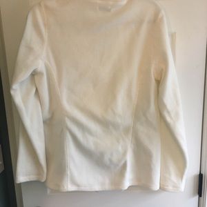 Old Navy Performance Fleece Cream Half zip Jacket